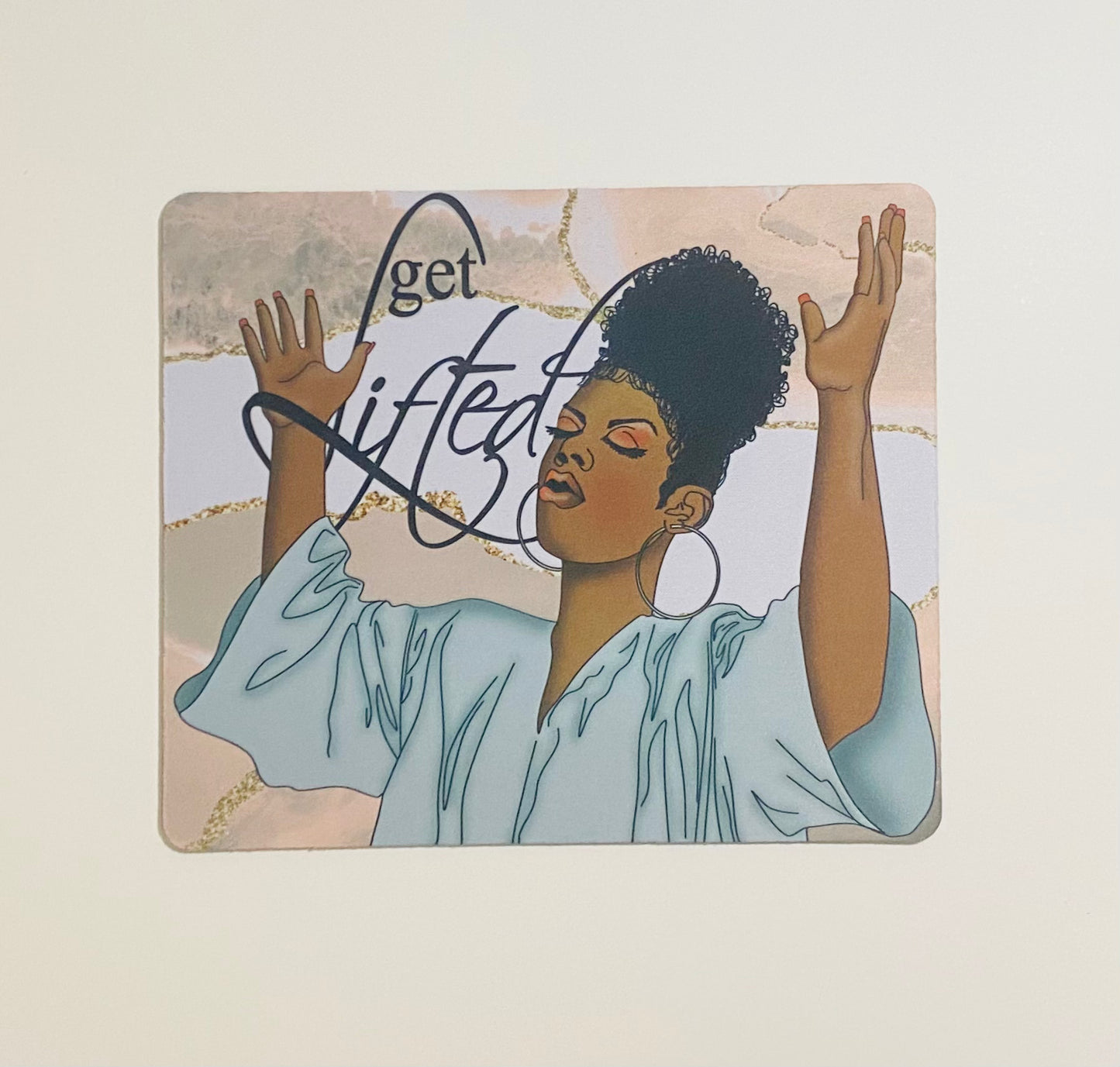 Mouse Pad - Black Woman Get Lifted