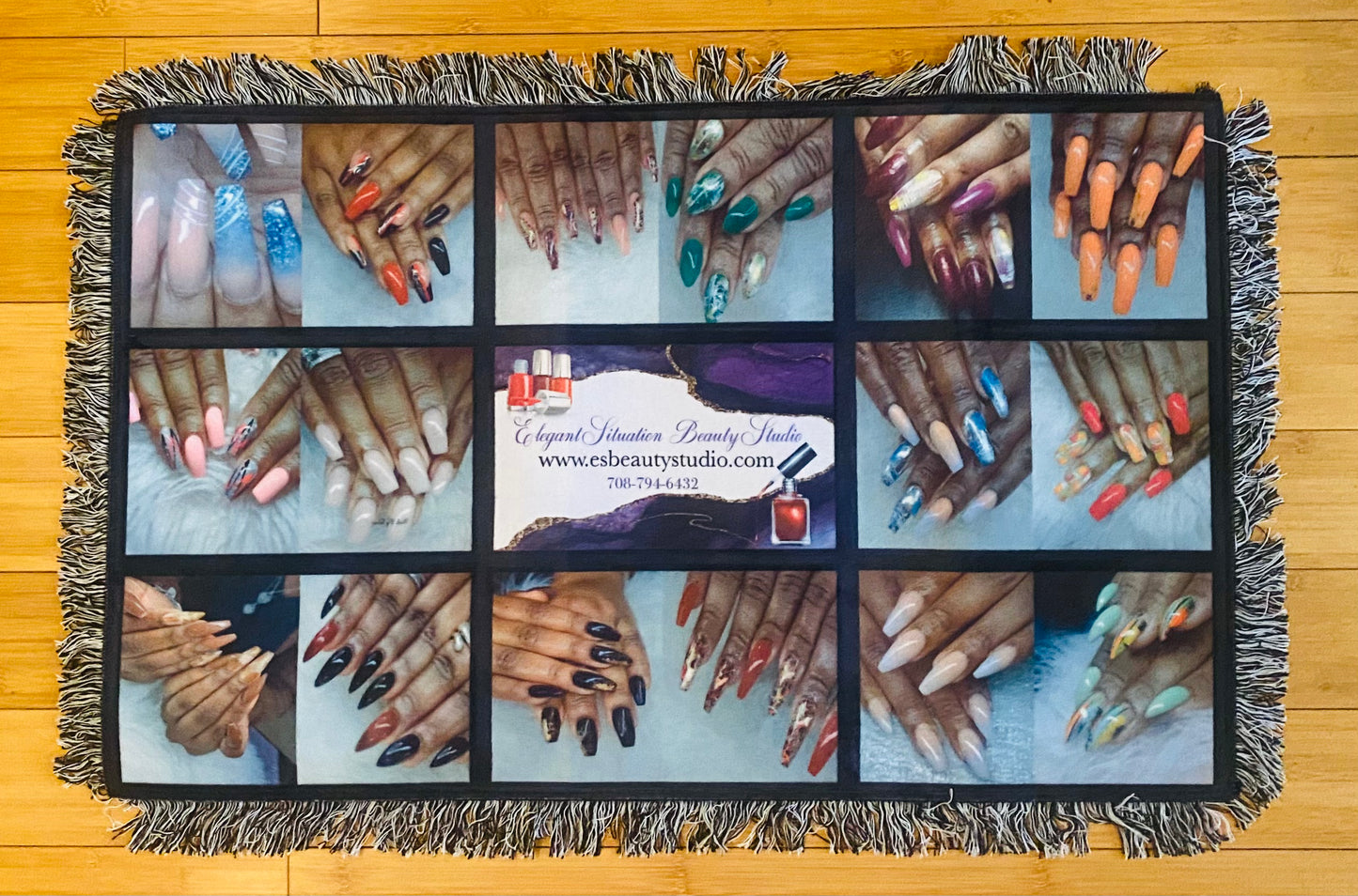 9-Panel Custom Mat: Personalized with Your Business or Family Photos