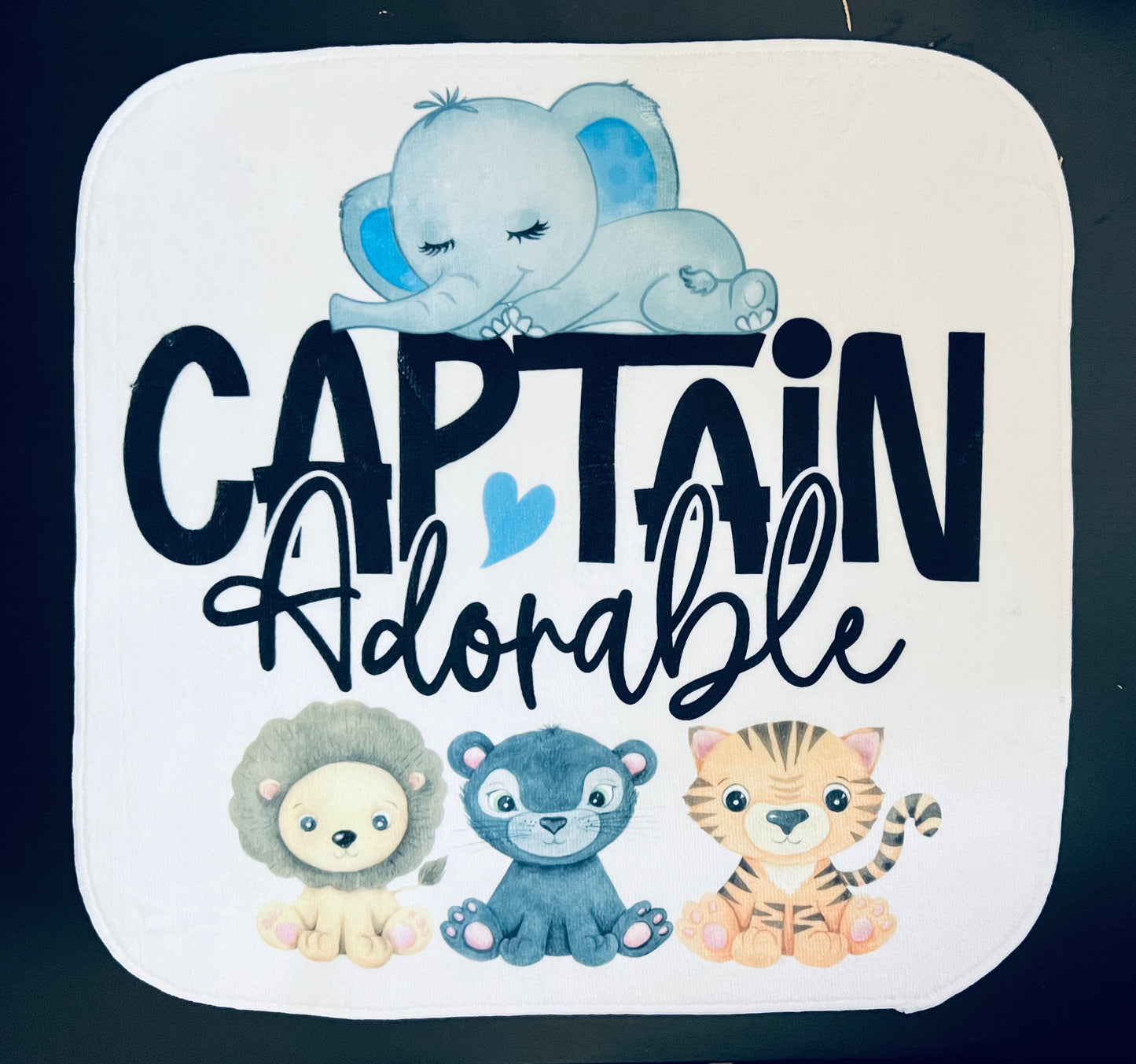 Baby Wash Cloth - Captain Adorable