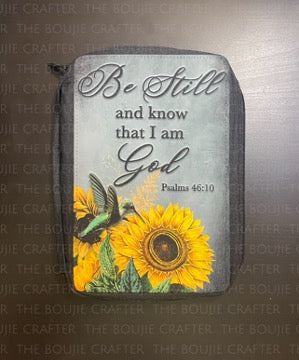 Bible Cover - Be still and know