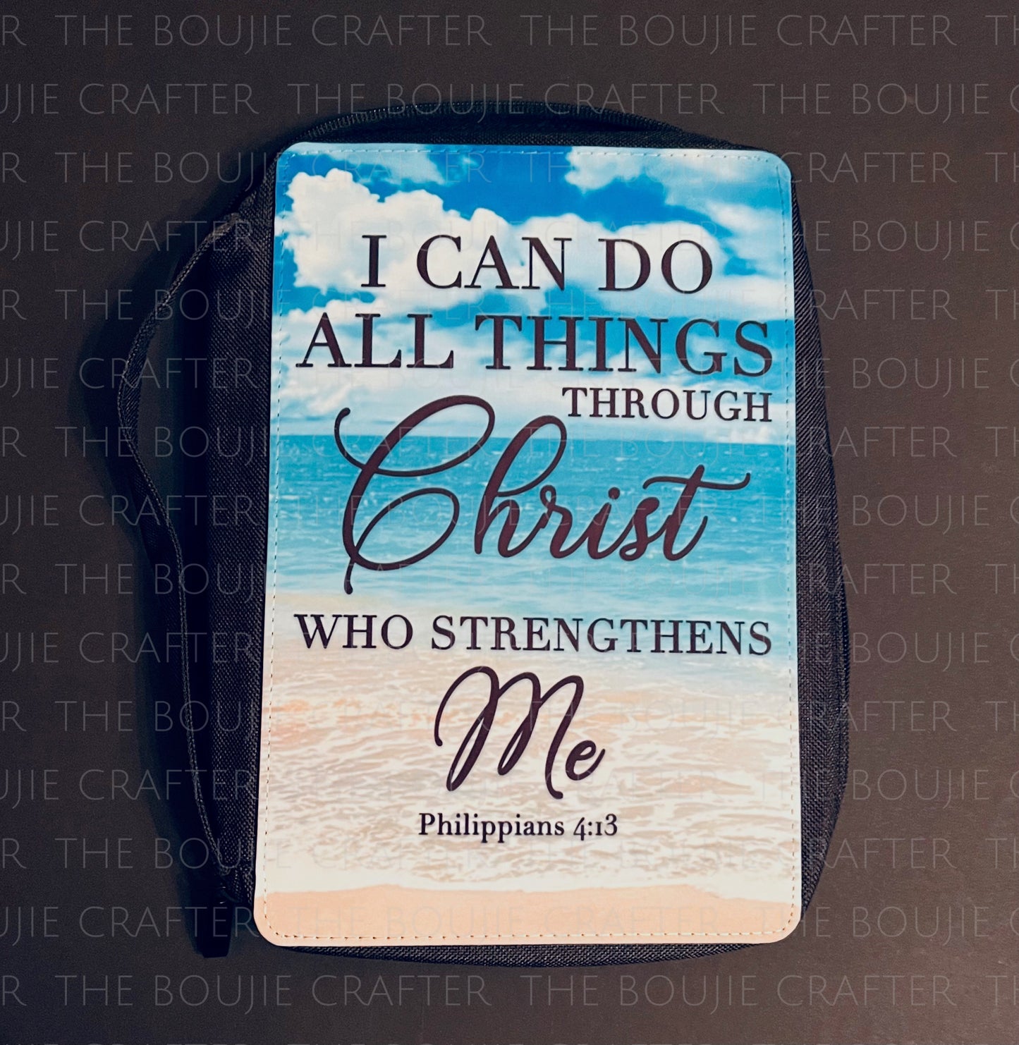 Bible Cover - I can do all things through Christ who strengthens me