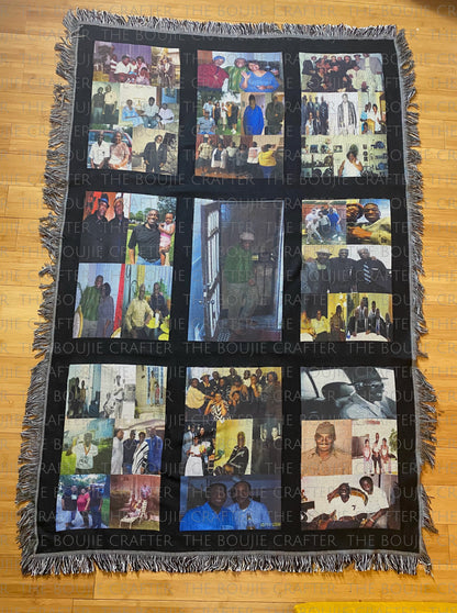 9 Panel Custom Blanket 60" x 40"