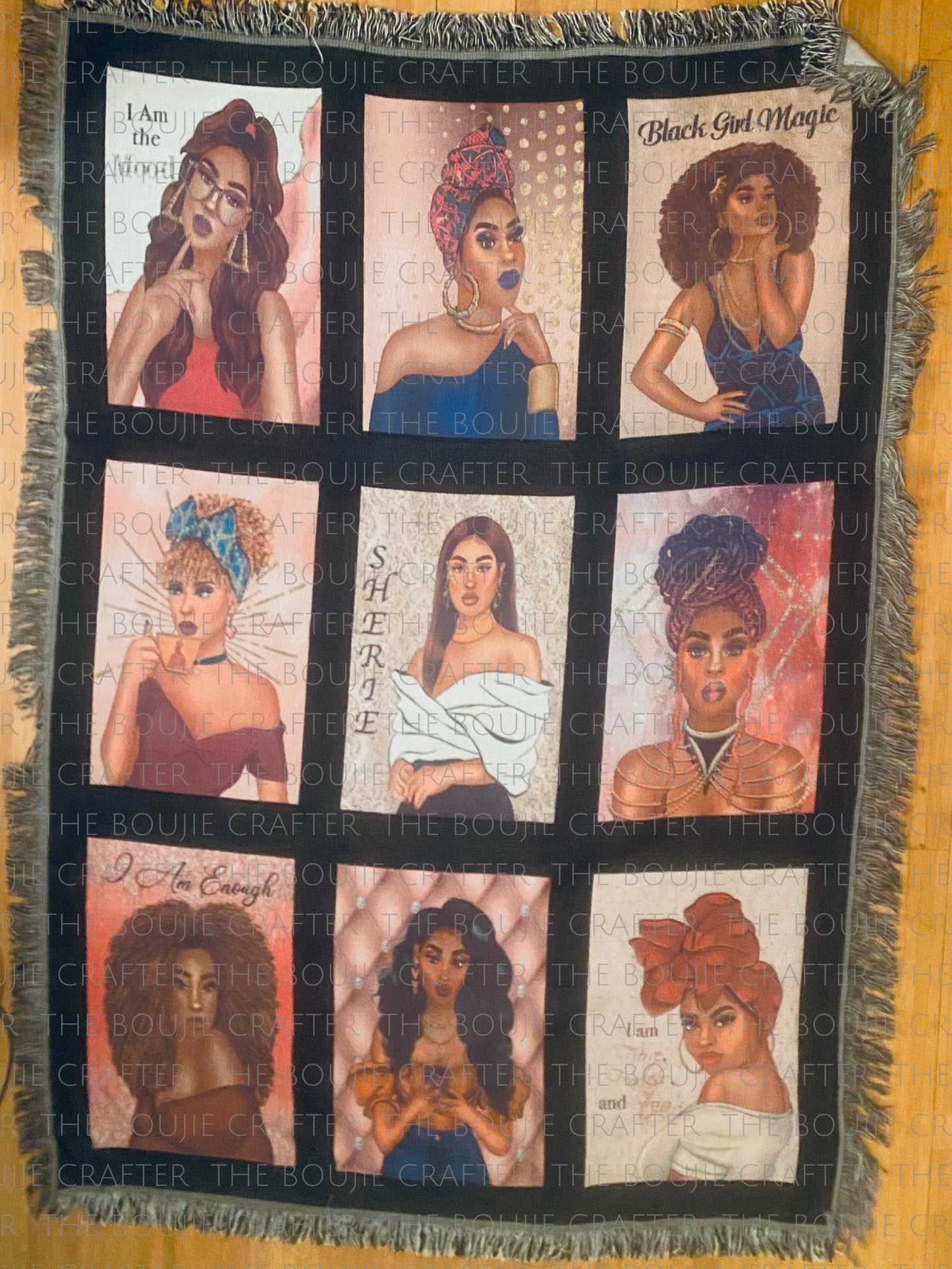 9 Panel Custom Blanket 60" x 40"